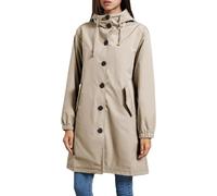 Gabardinas Ligera para Mujer Larga Elegante Chaqueta Entretiempo Chaquetas Rompevientos con Capucha Holgada Cómoda Transpirable Parka Cortavientos para Exteriore Abrigo Gabardina Casual Talla grande