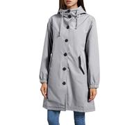 Gabardinas Ligera para Mujer Larga Elegante Chaqueta Entretiempo Chaquetas Rompevientos con Capucha Holgada Cómoda Transpirable Parka Cortavientos para Exteriore Abrigo Gabardina Casual Talla grande