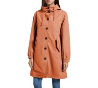 Gabardinas Ligera para Mujer Larga Elegante Chaqueta Entretiempo Chaquetas Rompevientos con Capucha Holgada Cómoda Transpirable Parka Cortavientos para Exteriore Abrigo Gabardina Casual Talla grande