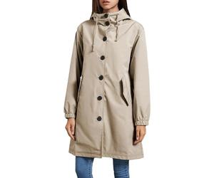 Gabardinas Ligera para Mujer Larga Elegante Chaqueta Entretiempo Chaquetas Rompevientos con Capucha Holgada Cómoda Transpirable Parka Cortavientos para Exteriore Abrigo Gabardina Casual Talla grande