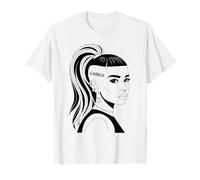 Gabber Chica Hardcore Rave Estética Audaz Estilo Subterráneo Camiseta