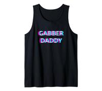 Gabber Daddy Schranz Frenchcore Festival Dad Father Rave Camiseta sin Mangas