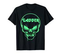 Gabber Gabba Cráneo Hardcore Techno Rave Hardstyle Festival Camiseta