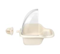 Gabbia da bagno per uccelli, vasca da bagno per uccelli per parrocchetto in gabbia,box doccia da bagno Lovebird - Cubo da bagno per uccelli da appendere, trasparente, vasca da bagno per uccelli, box d
