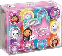 Gabby' Dollhouse - Juego de 12 sellos autoentintados - Ideal para pequeños artistas y fans de Gabby's Dollhouse/Perfecto para niños