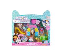 Gabby Dollhouse juego de cumpleaños de Pandy Paws con 5 figuras de juguete y 3 accesorios