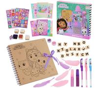 Gabby Dollhouse Kit Scrapbooking con Materiales para Niños, Incluye Pegatinas con Accesorios