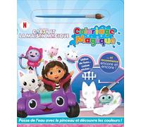 Gabby et la maison magique Coloriages magiques: Avec un pinceau