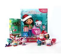 Gabby et la Maison Magique Noël Comptines et Figurines - Livre illustré, 10 figurines, tapis de jeu