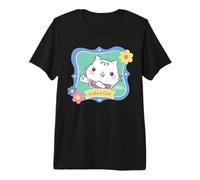 Gabby’s Dollhouse Cakey Cat Floral Portrait Camiseta Premium