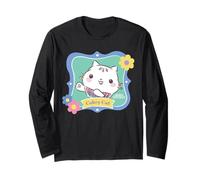 Gabby’s Dollhouse Cakey Cat Floral Portrait Manga Larga