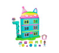 LA CASA DE MUÑECAS DE GABBY - CASA DE MUÑECAS FESTIVA GABBY'S DOLLHOUSE CON SONIDOS + FIGURA GABBY + 10 ACCESORIOS ARCOIRIS + 2 CAJAS SORPRESA - 6071380 - Juegos Infantiles - Juguetes Niños 3 años +