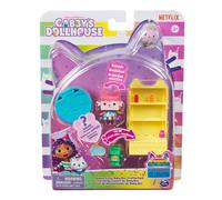 Gabby’s Dollhouse, Celebration Series Baby Box Cat Bobble Figure with Dollhouse