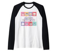 Gabby’s Dollhouse Character Tile Camiseta Manga Raglan