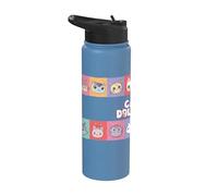 Gabby’s Dollhouse Character Tile Stainless Steel Insulated Water Bottle