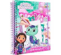 Gabby’s Dollhouse - Color & Create - Libro con plantillas para colorear - Set creativo para niños (GD24356)