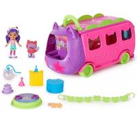 Gabby’s Dollhouse, Conjunto de Juego Autobús de Fiesta gatuno con Figuras de Gabby y DJ Musicat, y Accesorios para la casa de muñecas, Juguetes para niños y niñas a Partir de 3 años