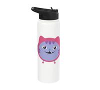 Gabby’s Dollhouse DJ Catnip Smile Stainless Steel Insulated Water Bottle
