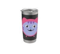 Gabby’s Dollhouse DJ Catnip Smile Vaso térmico de acero inoxidable de doble pared