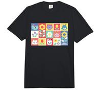 Gabby’s Dollhouse Floral Tile Grid Comfort Colors Adult Heavyweight T-Shirt