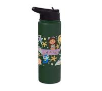 Gabby’s Dollhouse Gabby and MerCat Sea Scales Stainless Steel Insulated Water Bottle