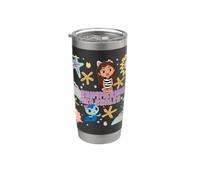 Gabby’s Dollhouse Gabby and MerCat Sea Scales Vaso térmico de acero inoxidable de doble pared