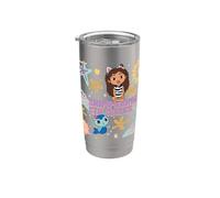 Gabby’s Dollhouse Gabby and MerCat Sea Scales Vaso térmico de acero inoxidable de doble pared