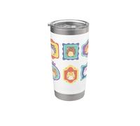 Gabby’s Dollhouse Hamster Kitties All Over Print Vaso térmico de acero inoxidable de doble pared