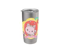 Gabby’s Dollhouse Kitty Fairy Floral Portrait Vaso térmico de acero inoxidable de doble pared