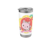 Gabby’s Dollhouse Kitty Fairy Floral Portrait Vaso térmico de acero inoxidable de doble pared