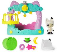 Gabby’s Dollhouse, Pandy Paws Dreamy Balcony Playset, 8-Pieces with Toy Figures,
