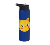 Gabby’s Dollhouse Pillow Cat Smile Stainless Steel Insulated Water Bottle