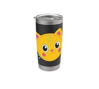 Gabby’s Dollhouse Pillow Cat Smile Vaso térmico de acero inoxidable de doble pared