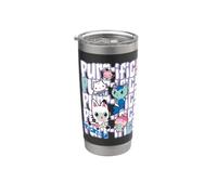 Gabby’s Dollhouse Purr-Ific Cat Friends Vaso térmico de acero inoxidable de doble pared