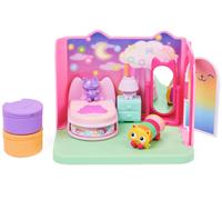Gabby’s Dollhouse, Sweet Dreams Bedroom with Pillow Cat Figure and 3 Accessories