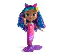 Gabby's Dollhouse: The Movie, Sirena Gabby Canta y Brilla, muñeca de Sirena Resistente al Agua con Luces y Sonidos, Juguetes para niños y niñas a Partir de 3 años