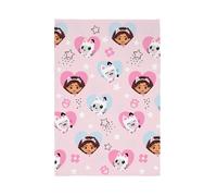 Gabbys Casa de Muñecas Manta Grande Sofá Niña Vellón Suave Stars Corazones Pandy