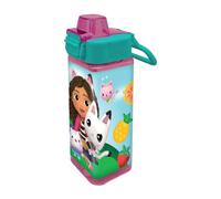 Gabbys Dollhouse Botella con cierre de clic, 500 ml, multicolor