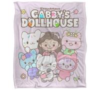 Gabby'S Dollhouse Chibi Friends - Manta Suave al Tacto Sedoso, 152 x 127 cm