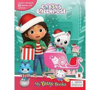 Gabby's Dollhouse Christmas My Busy Books - Storybook, 10 figurines, playmat