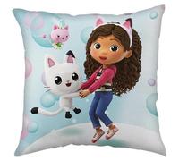 Gabby's Dollhouse - Cojín decorativo para niños (40 x 40 cm, relleno de microfibra suave y funda de almohada de poliéster suave), impresión a doble cara de alta calidad, regalo de Gabby's Dollhouse.