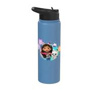 Gabby's Dollhouse Confetti Fun Friends Stainless Steel Insulated Water Bottle