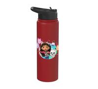 Gabby's Dollhouse Confetti Fun Friends Stainless Steel Insulated Water Bottle