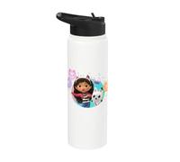 Gabby's Dollhouse Confetti Fun Friends Stainless Steel Insulated Water Bottle