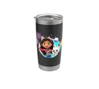 Gabby's Dollhouse Confetti Fun Friends Vaso térmico de acero inoxidable de doble pared