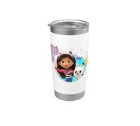Gabby's Dollhouse Confetti Fun Friends Vaso térmico de acero inoxidable de doble pared