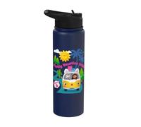 Gabby's Dollhouse Family Vacation 2026 Road Trip Stainless Steel Insulated Water Bottle