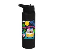 Gabby's Dollhouse Family Vacation 2026 Road Trip Stainless Steel Insulated Water Bottle