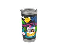 Gabby's Dollhouse Family Vacation 2026 Road Trip Vaso térmico de acero inoxidable de doble pared