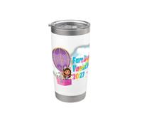Gabby's Dollhouse Family Vacation 2027 Balloon Adventure Vaso térmico de acero inoxidable de doble pared